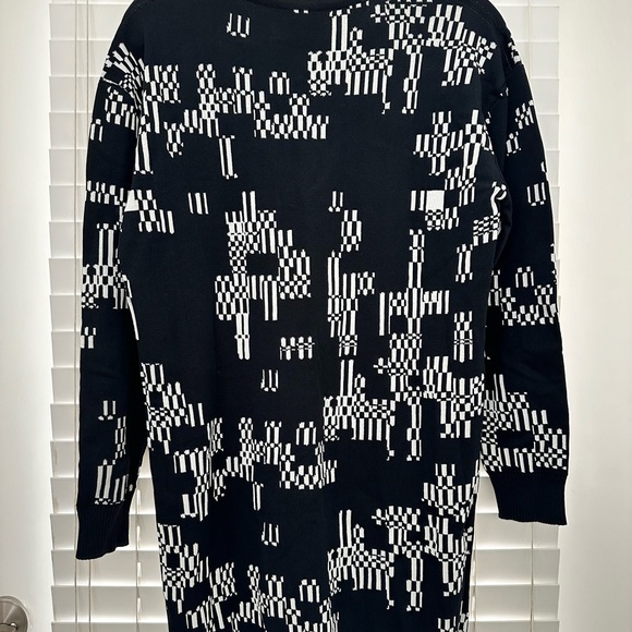 Josh Goot Black and White Sweater Dress - Picture 5 of 5
